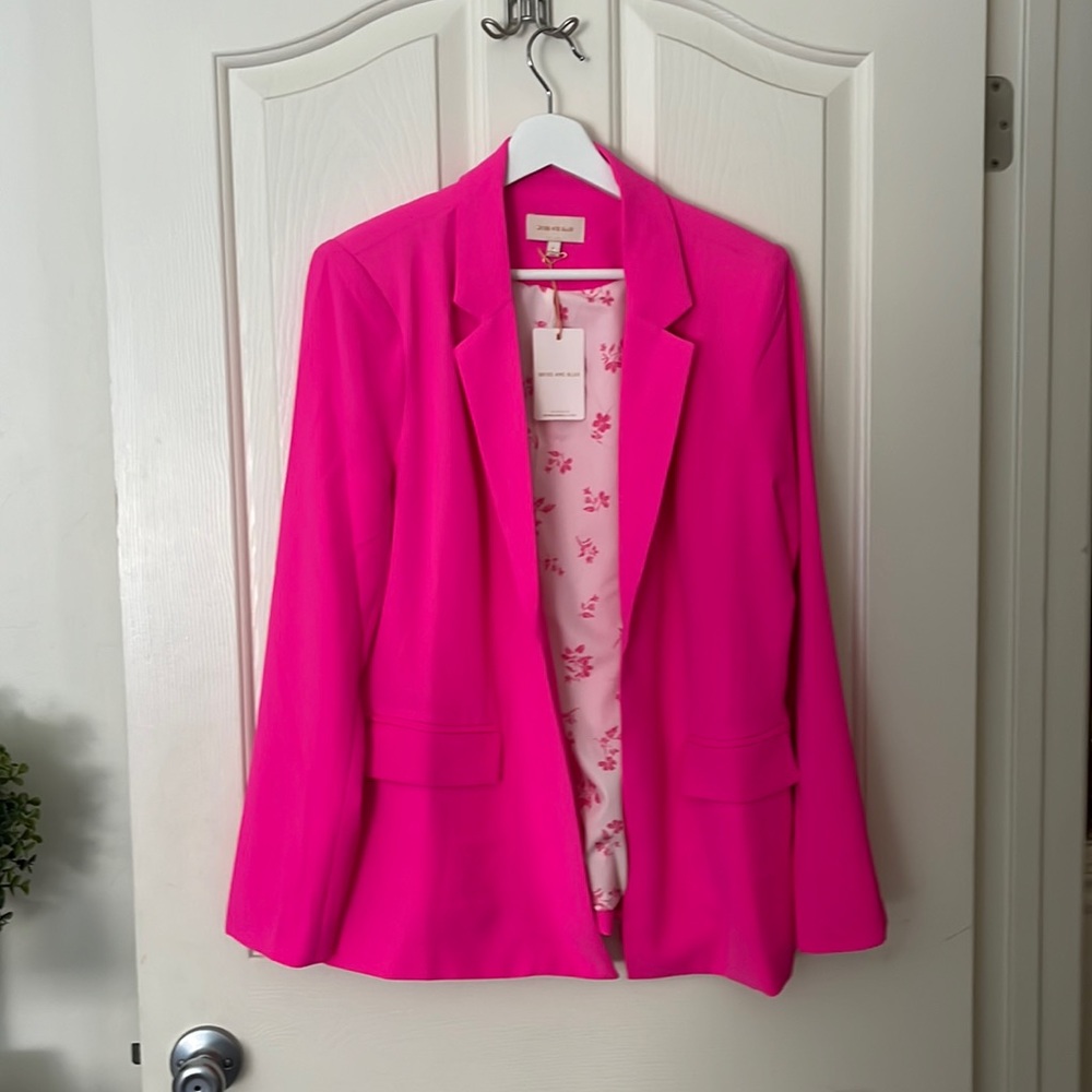 Pink blazer